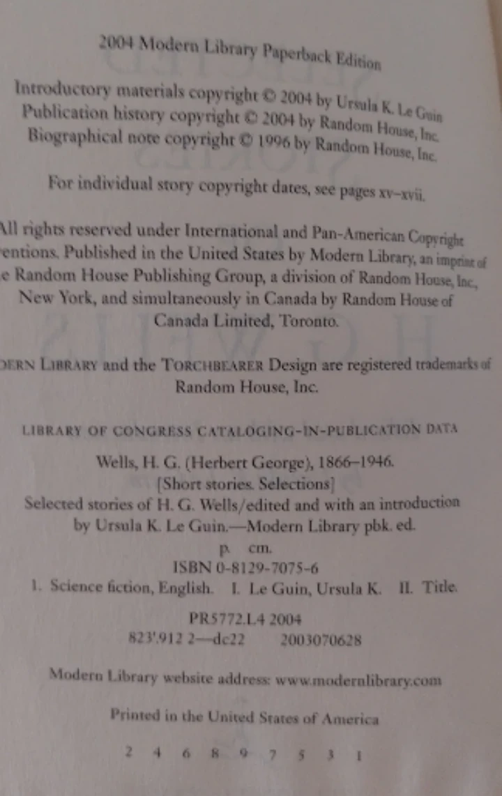 Selected Stories of H. G. Wells - photo 3