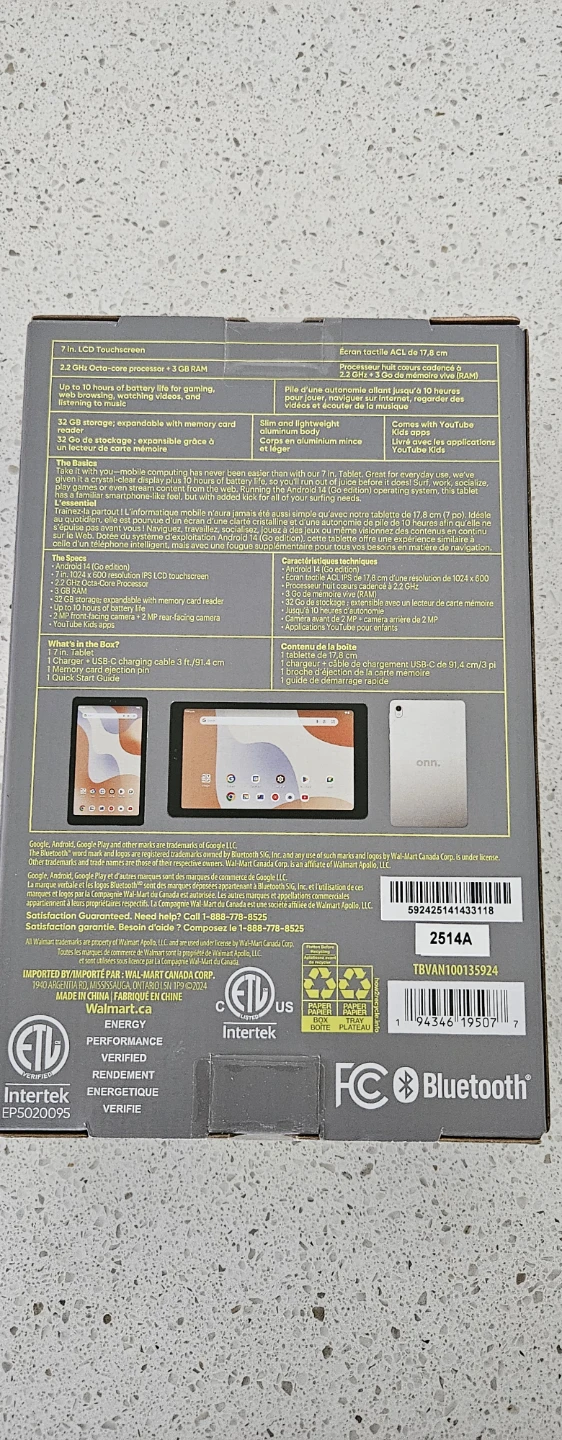Onn. 7 inch Android Tablet - photo 2