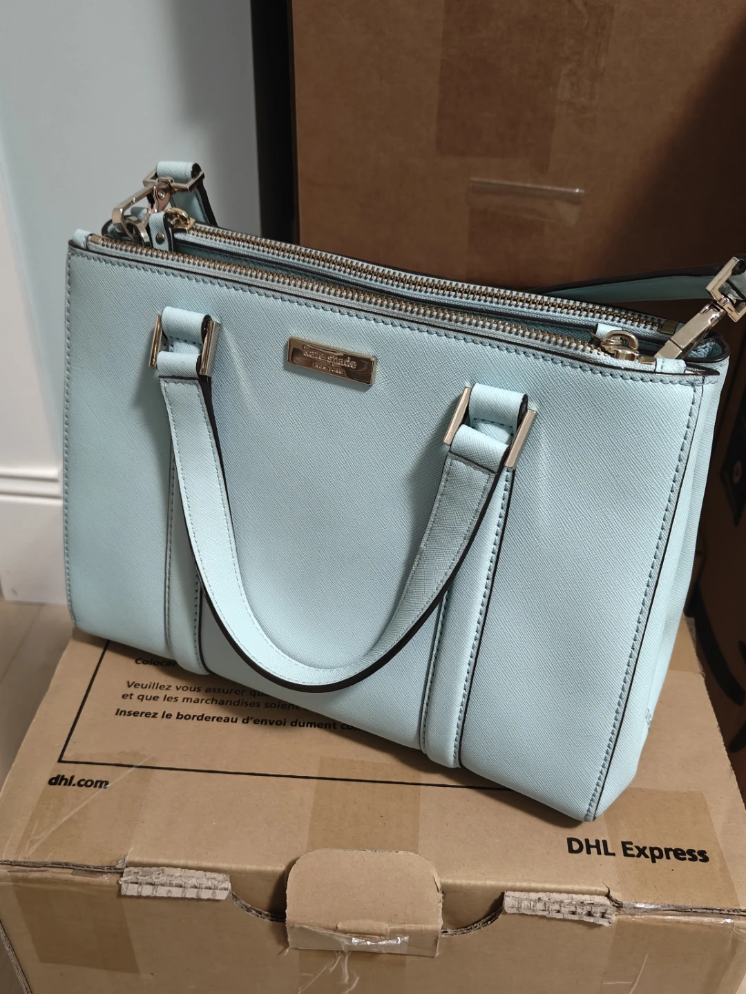 Kate Spade Satchel Bag - Light Blue - photo 2