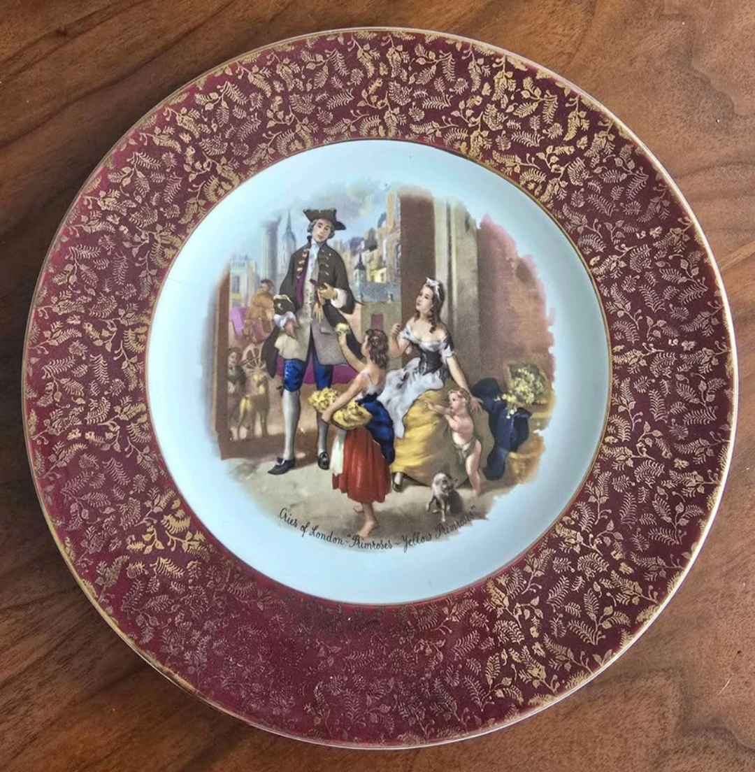 Wood & Sons Cries of London "Primroses,Decorative Plate