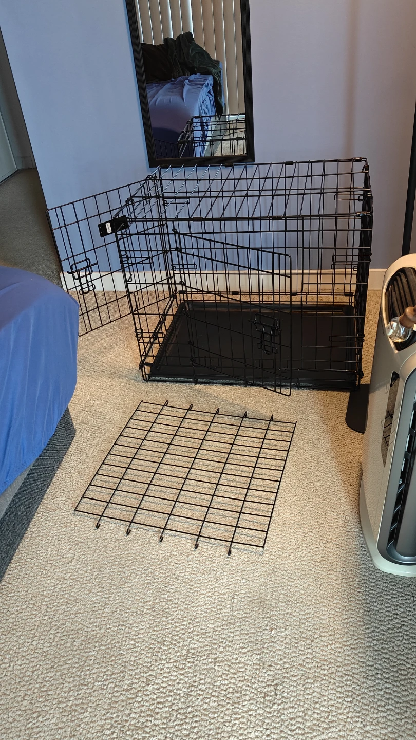 Small dog crate + Cover (24x18) - photo 2