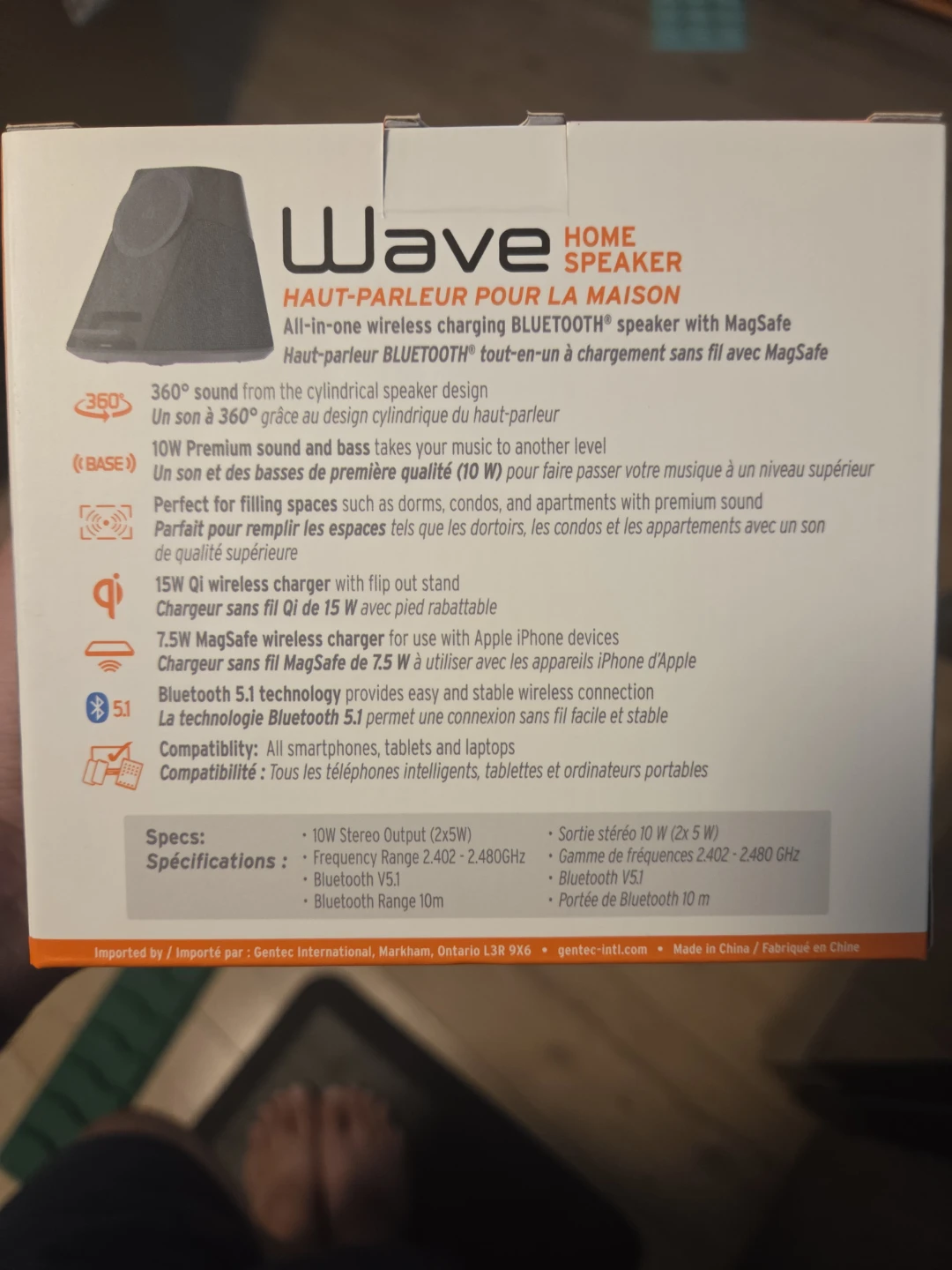 iQ Wave Home Speaker with MagSafe Wireless Charging - photo 3