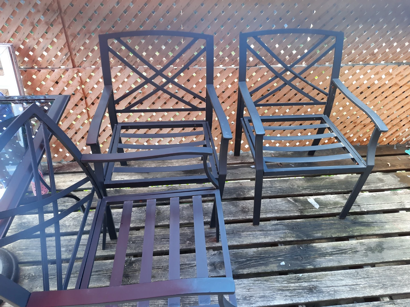 Table with 3 chairs - photo 4