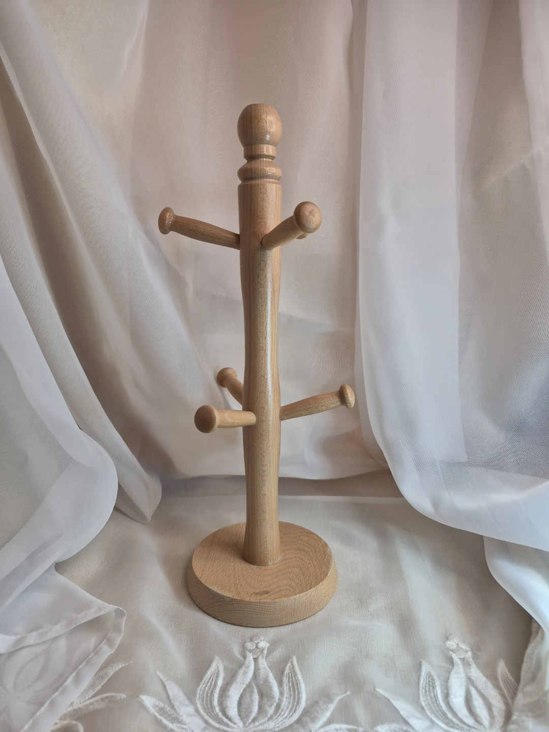13 3/4" Wooden Mug Etc. HOLDER