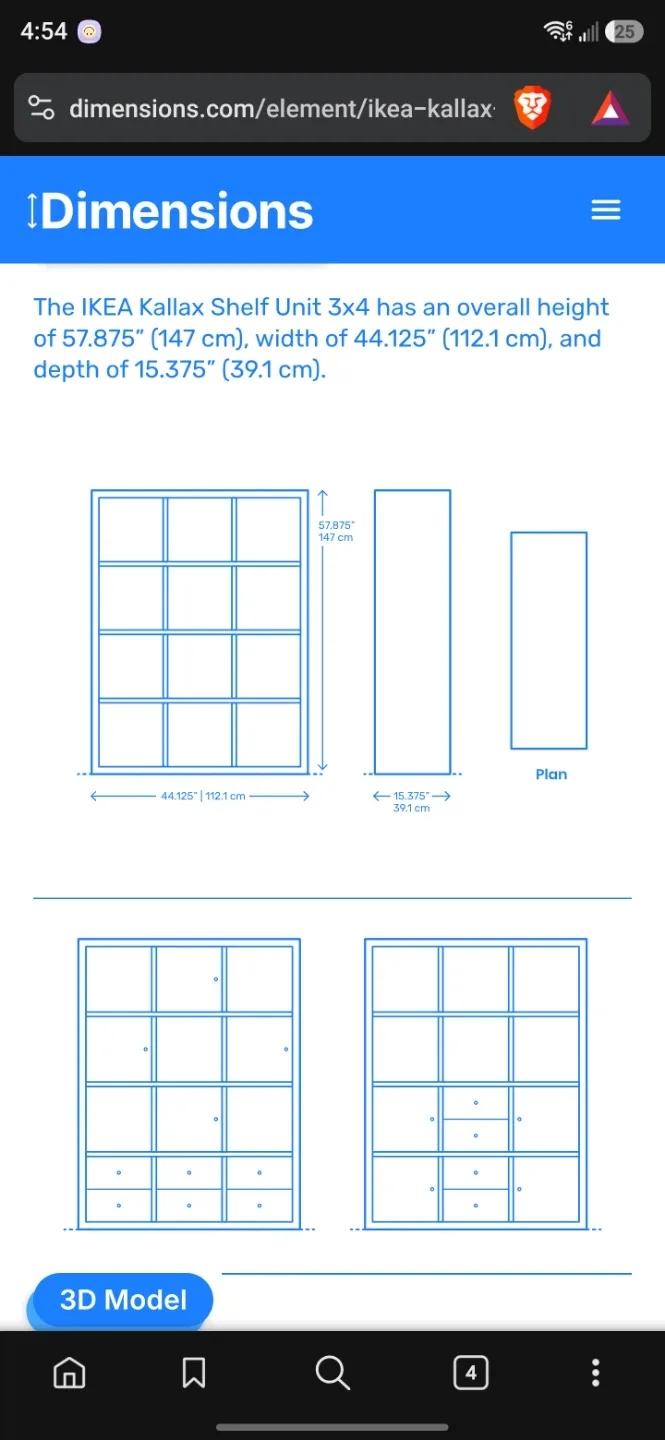 IKEA KALLAX Shelf Unit 4x3 - photo 2