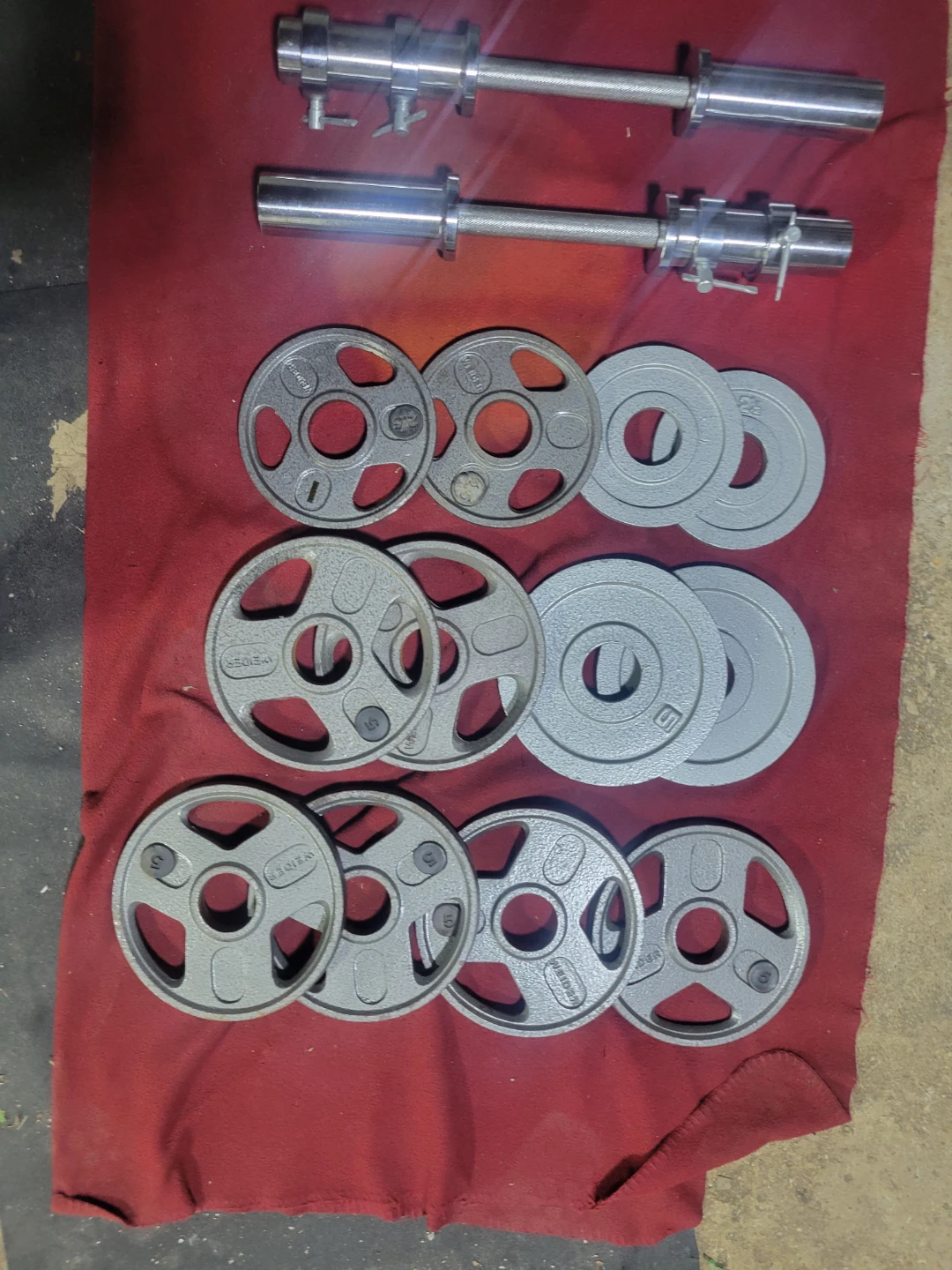 OLYMPIC 2" HOLE.  ADJUSTABLE DUMBBELLS - photo 2