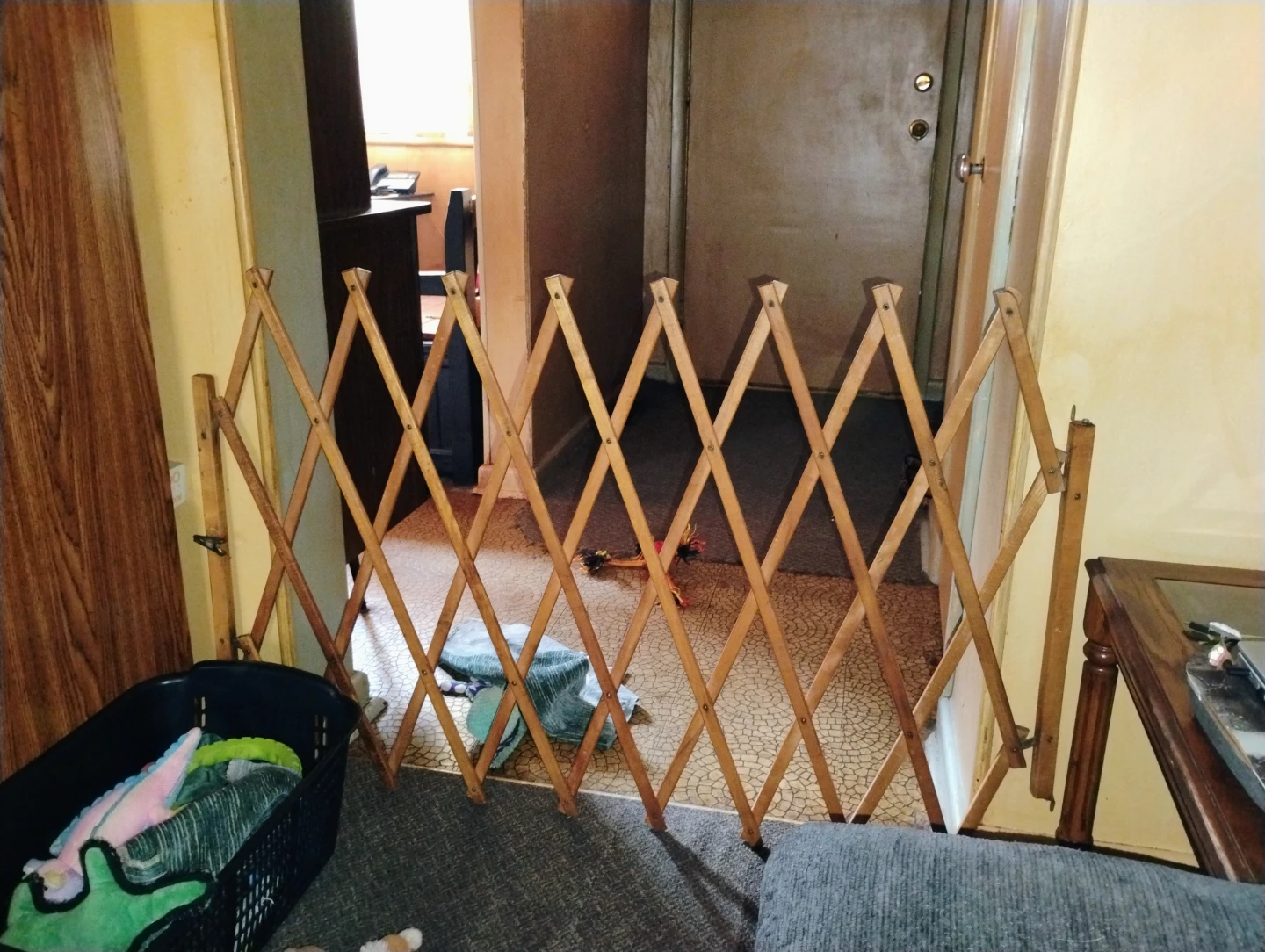Accordion Wooden Baby Gate