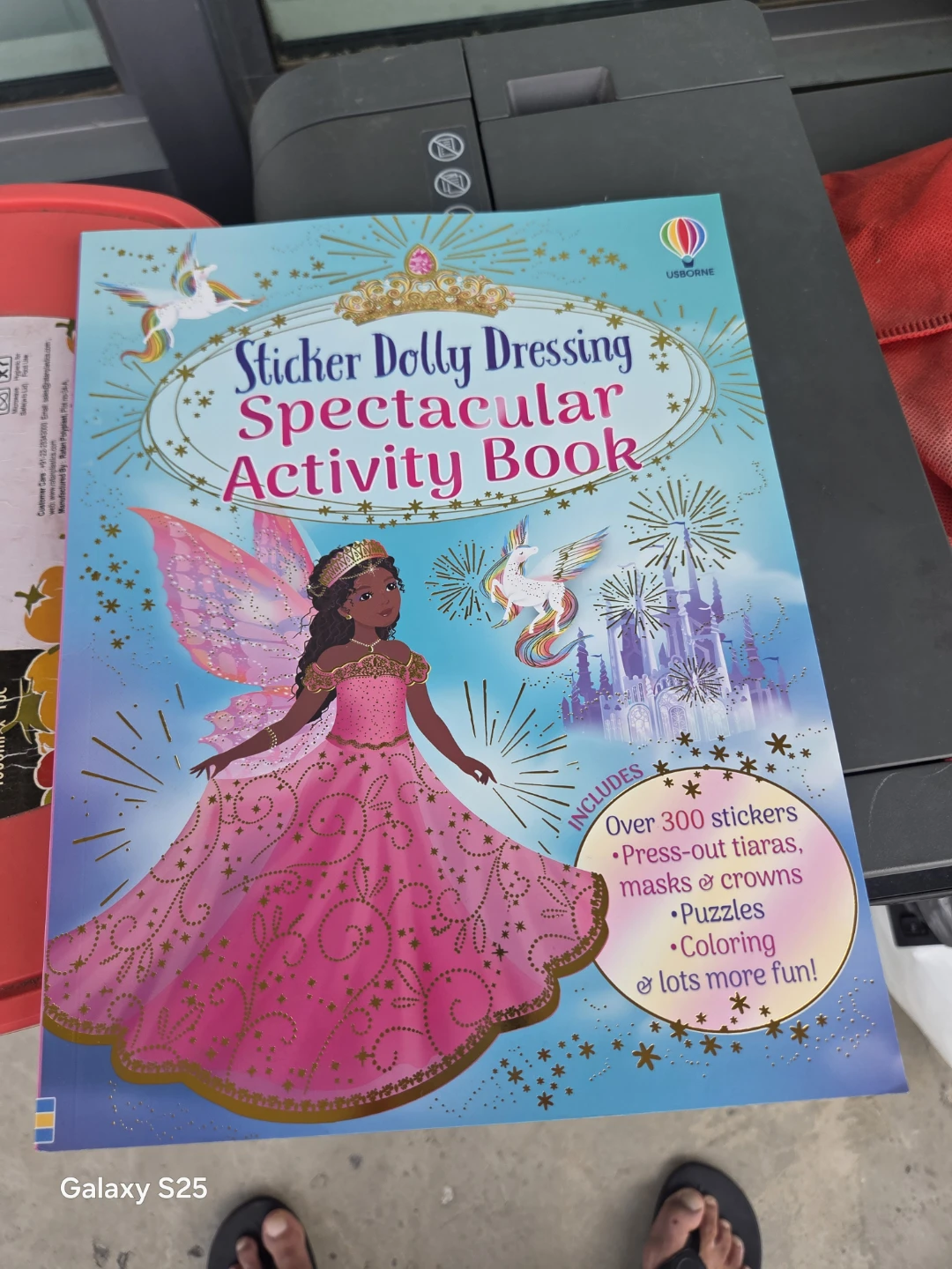 Usborne Sticker Dolly Dressing Spectacular Activity Book