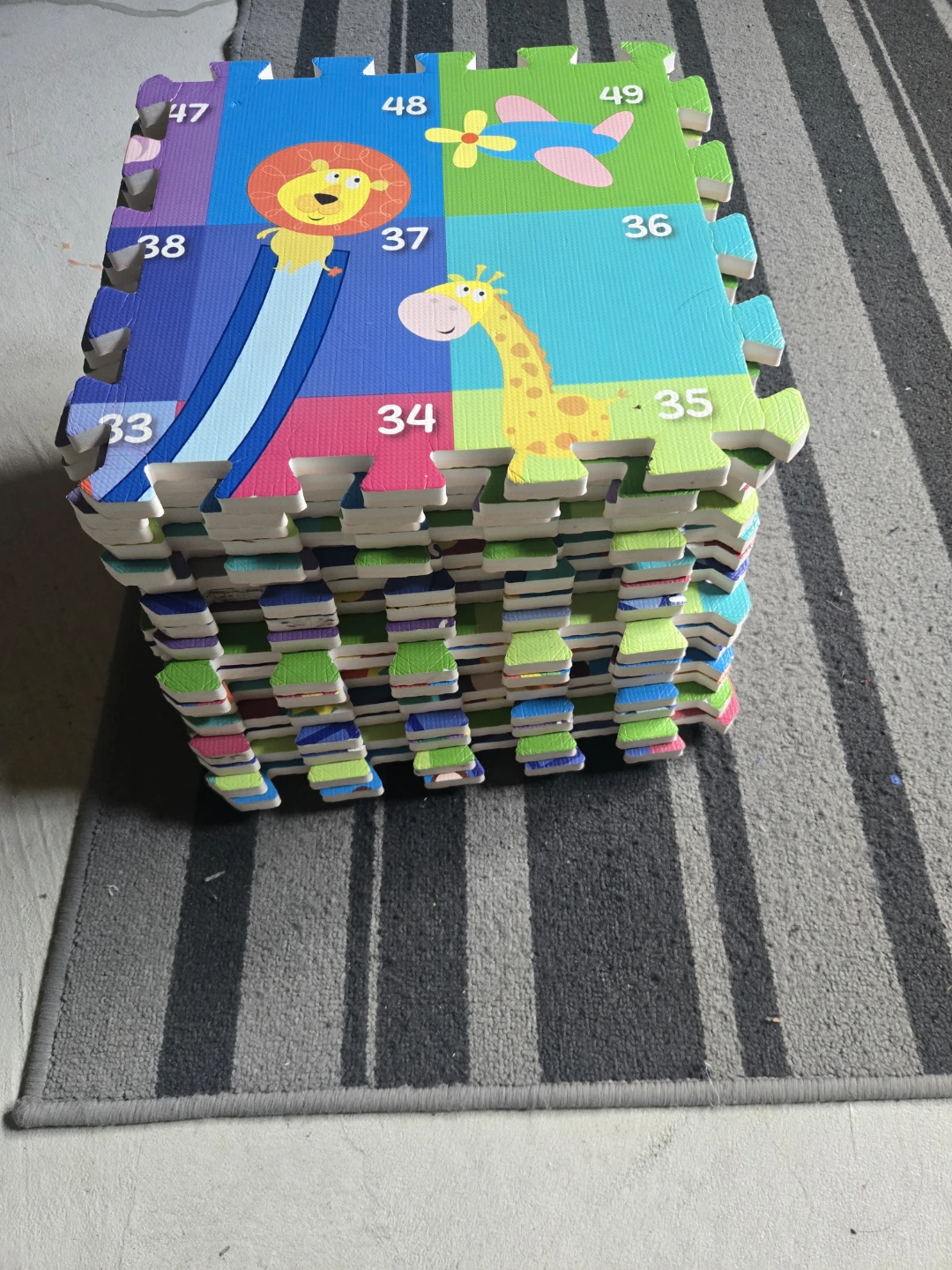 Mainstays Kids Interlocking Foam Mat Set - photo 2
