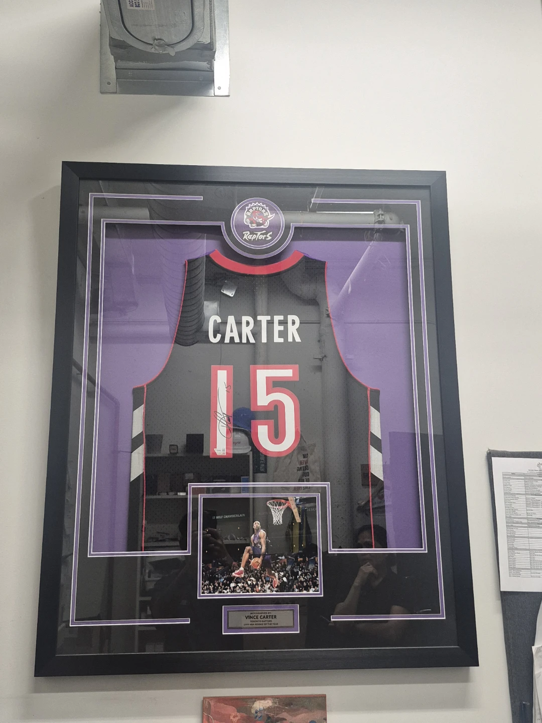 Vince Carter Autographed Toronto Raptors Jersey 15 - photo 3