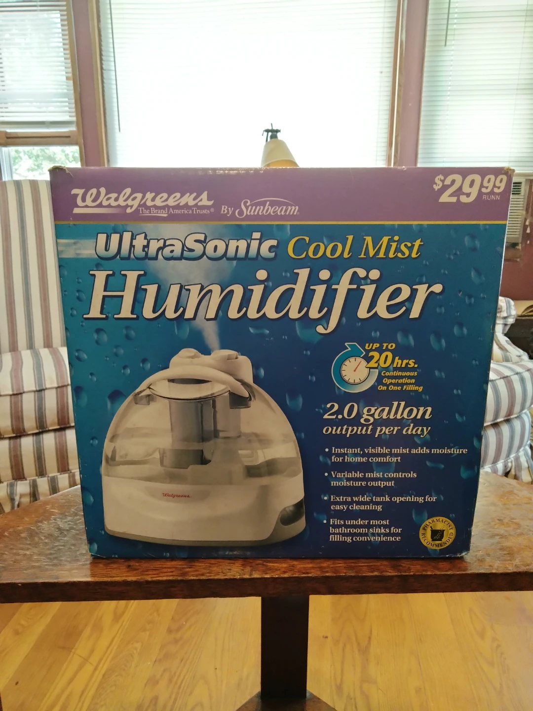 Walgreens by Sunbeam Ultrasonic Cool Mist Humidifier