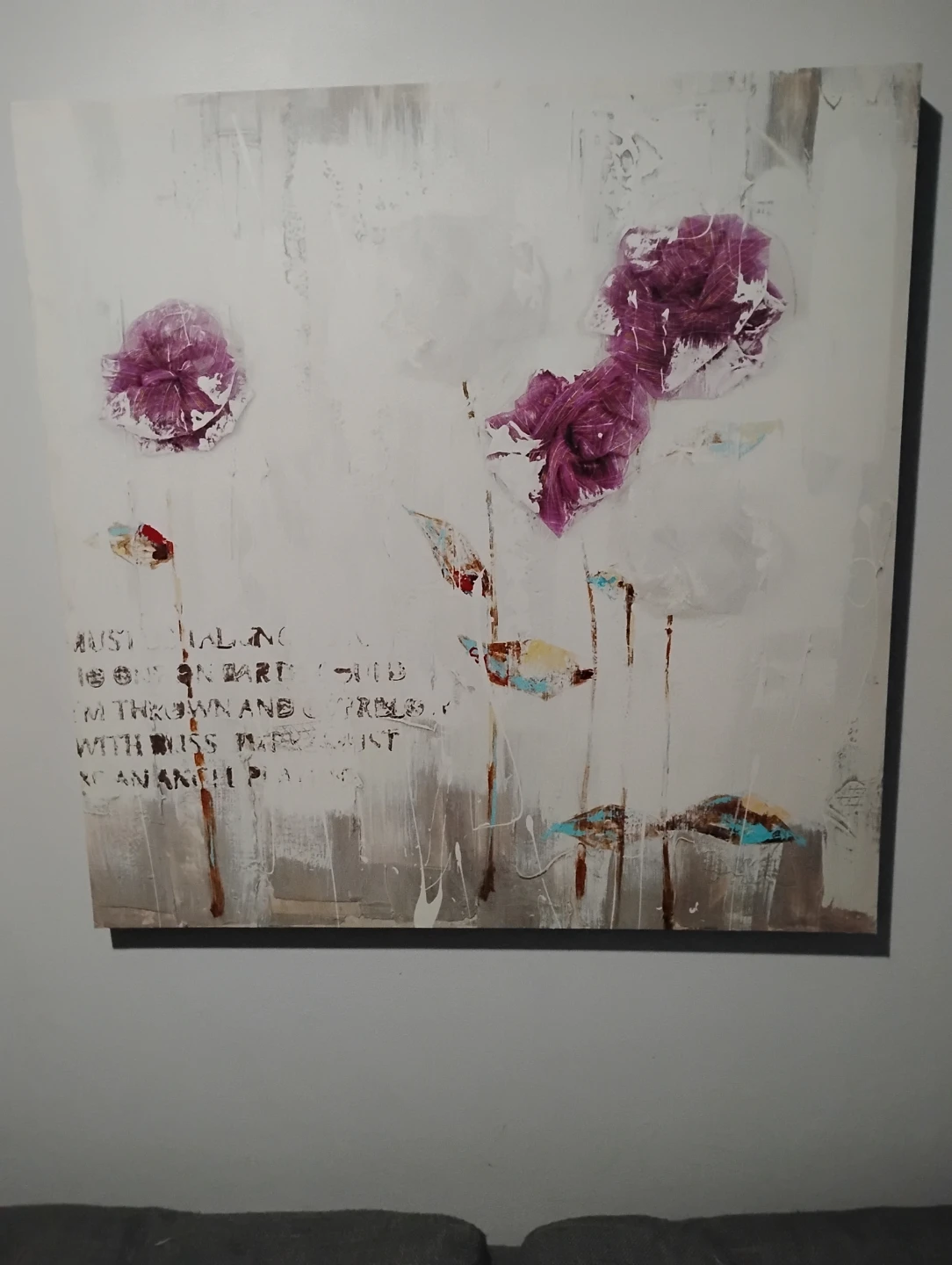 Abstract Floral Wall Art