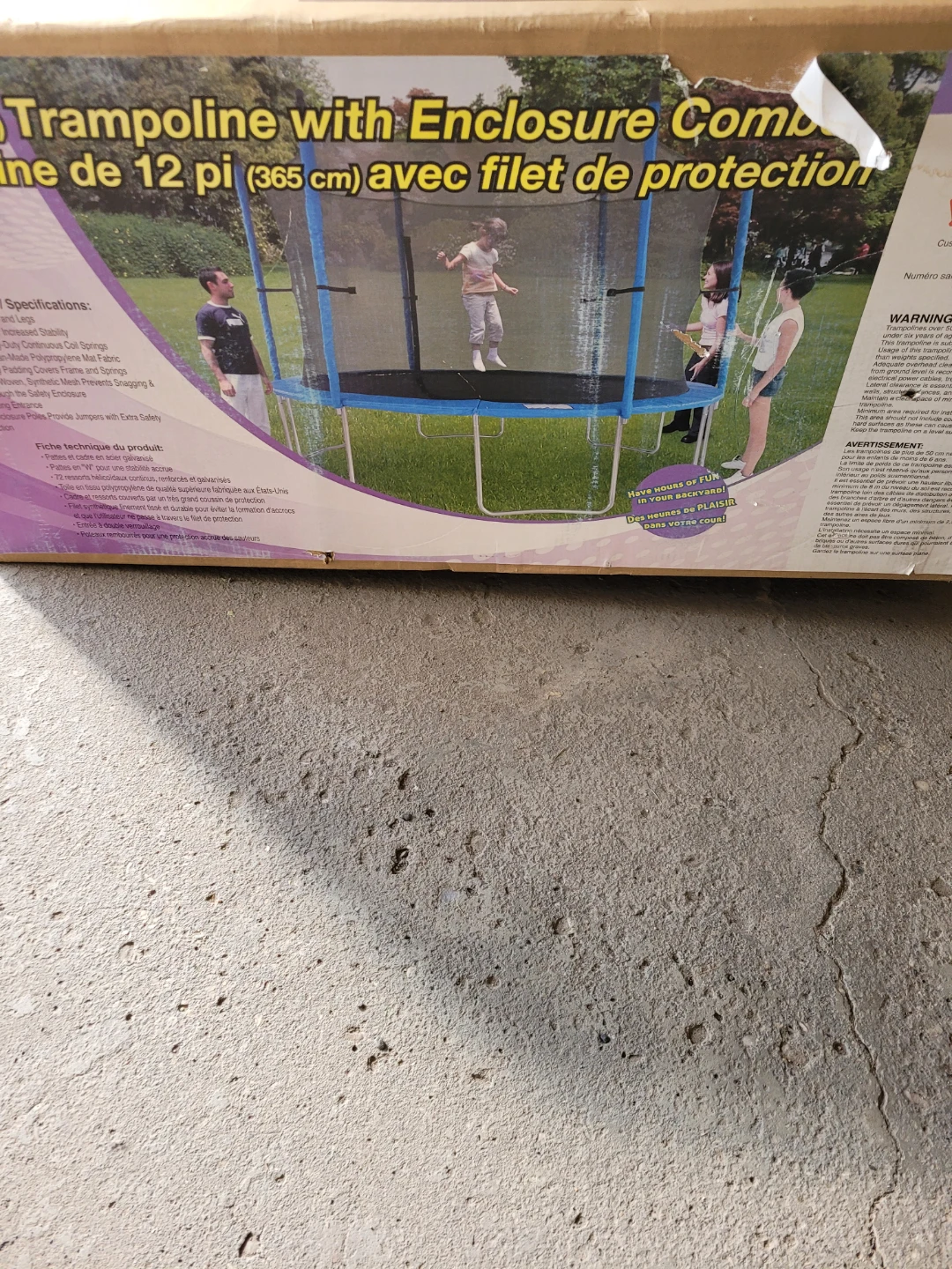 Trampoline with Enclosure Combo 12 ft (365 cm)