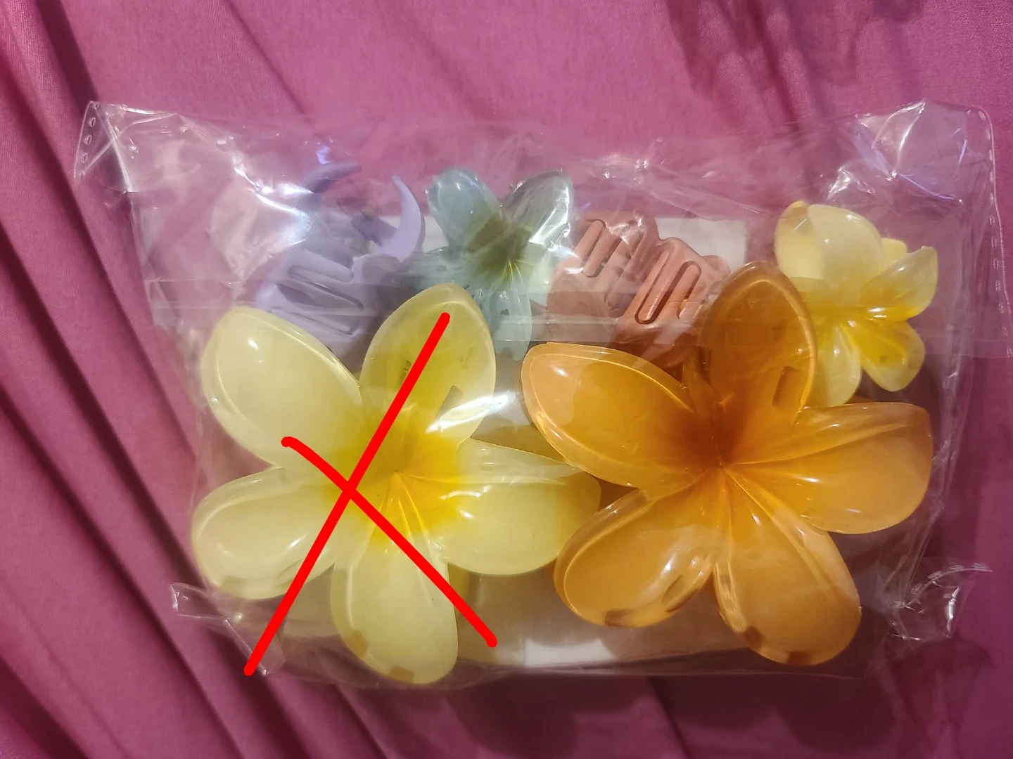 Flower Claw Clips Set
