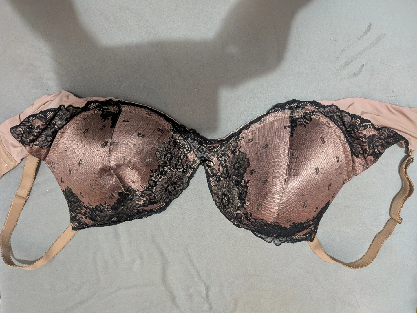 Parisa Lace Trim Balconette Bra