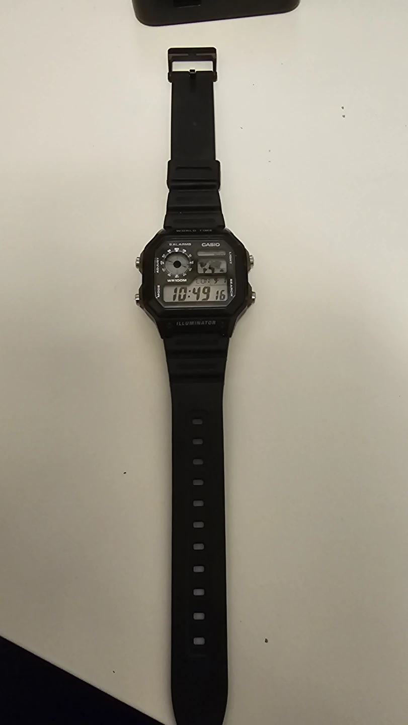 Casio World Time Illuminator Digital Watch