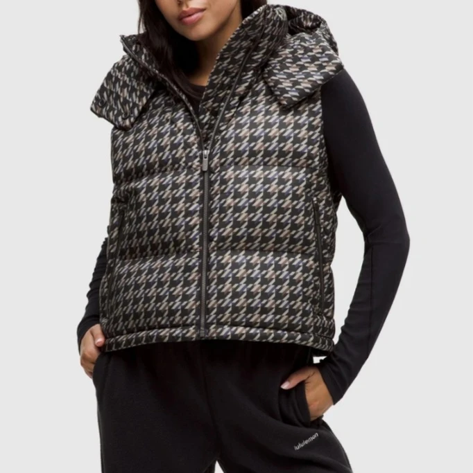 Lululemon- Wunder Puff 600-Down-Fill Cropped Vest