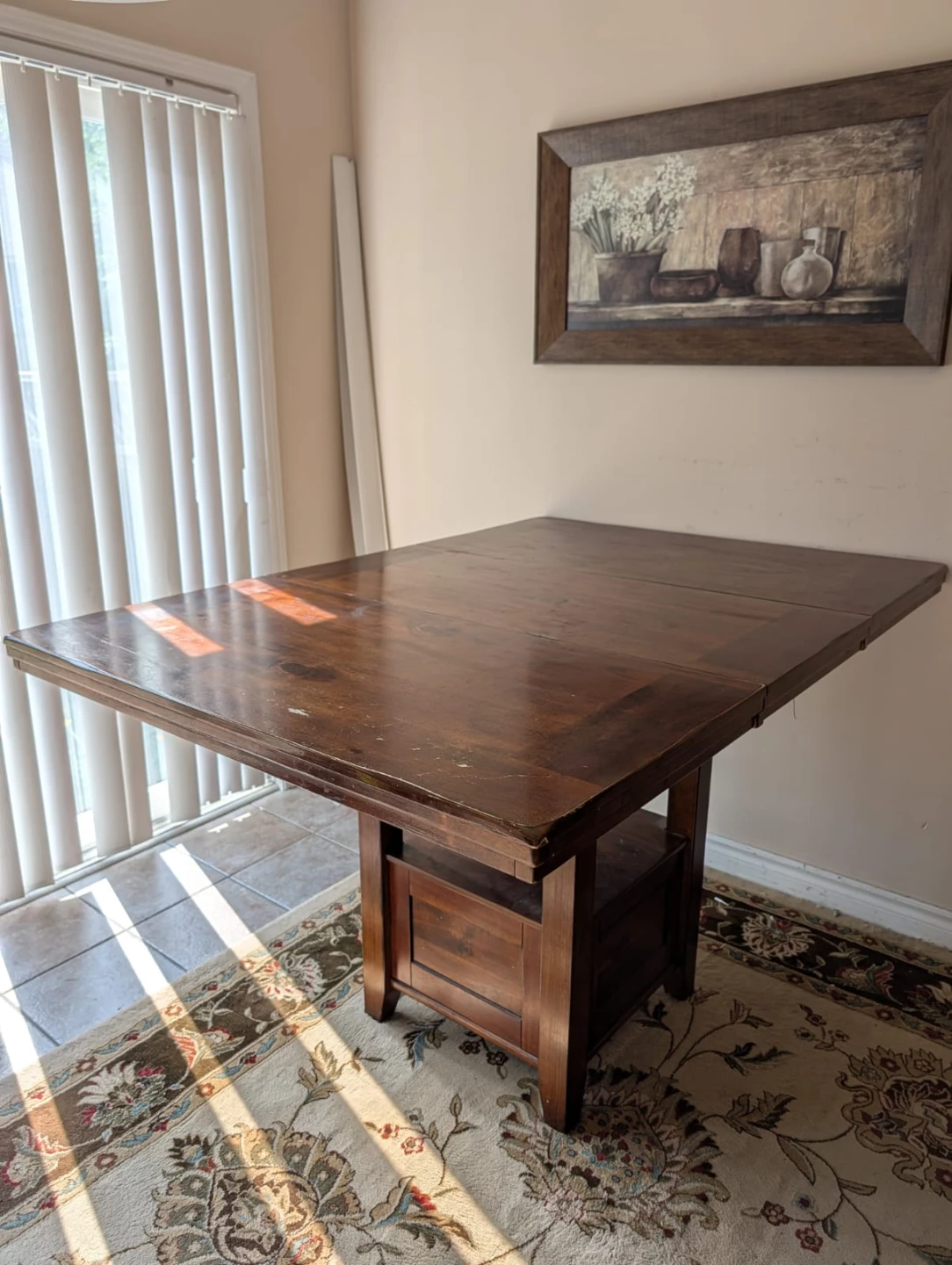 Unique readjustable & well crafted Ashley Ralene dinner table