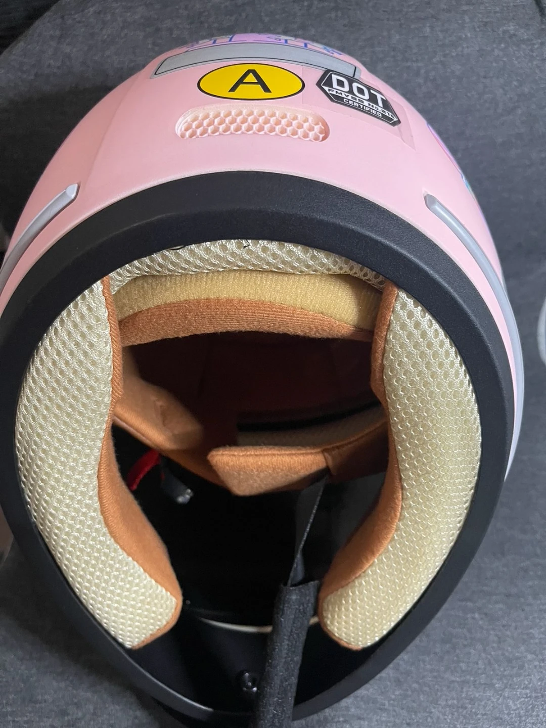 Pink Unicorn Kids Motorcycle Helmet 46-52cm - photo 2