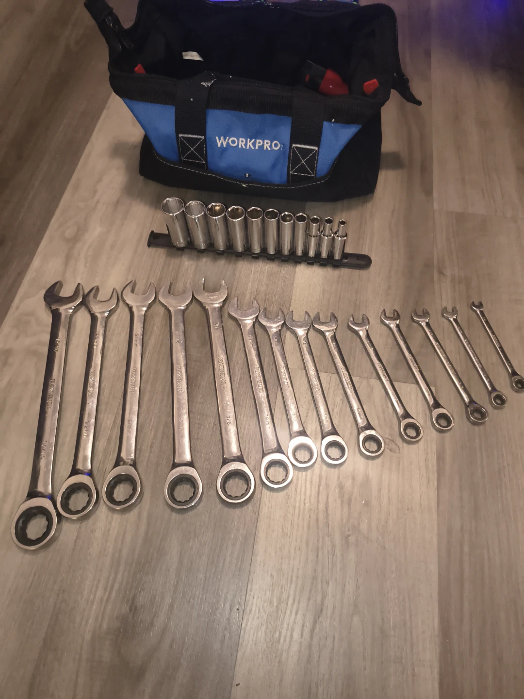 WORKPRO Socket and Wrench Set