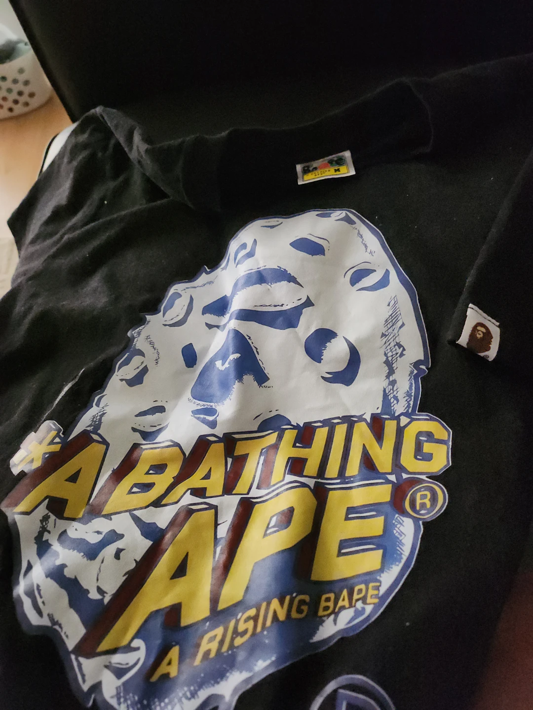 A BATHING APE "A RISING APE" Graphic T-Shirt