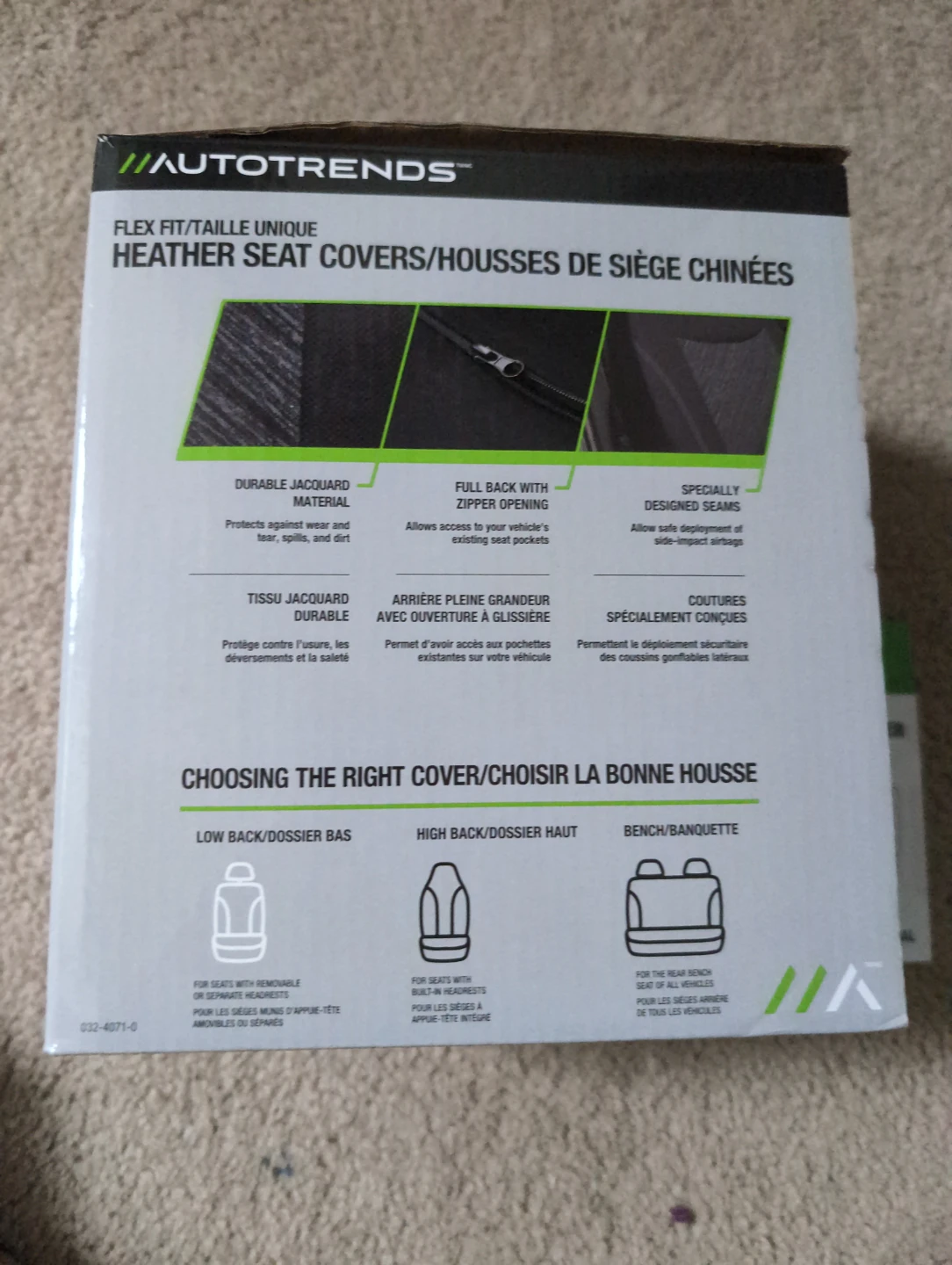 AUTO TRENDS Heather Low Back Seat Covers (Set of 2) - photo 3