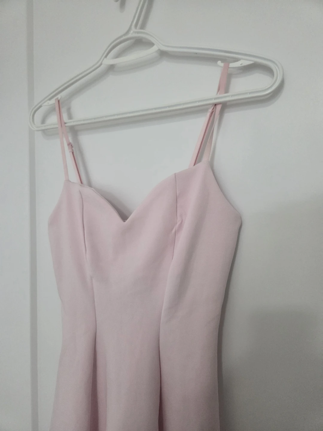 Pink Spaghetti Strap Mini Dress - Size M - photo 2