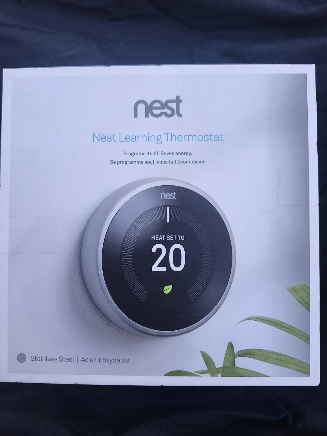 Nest Learning Thermostat - Stainless Steel