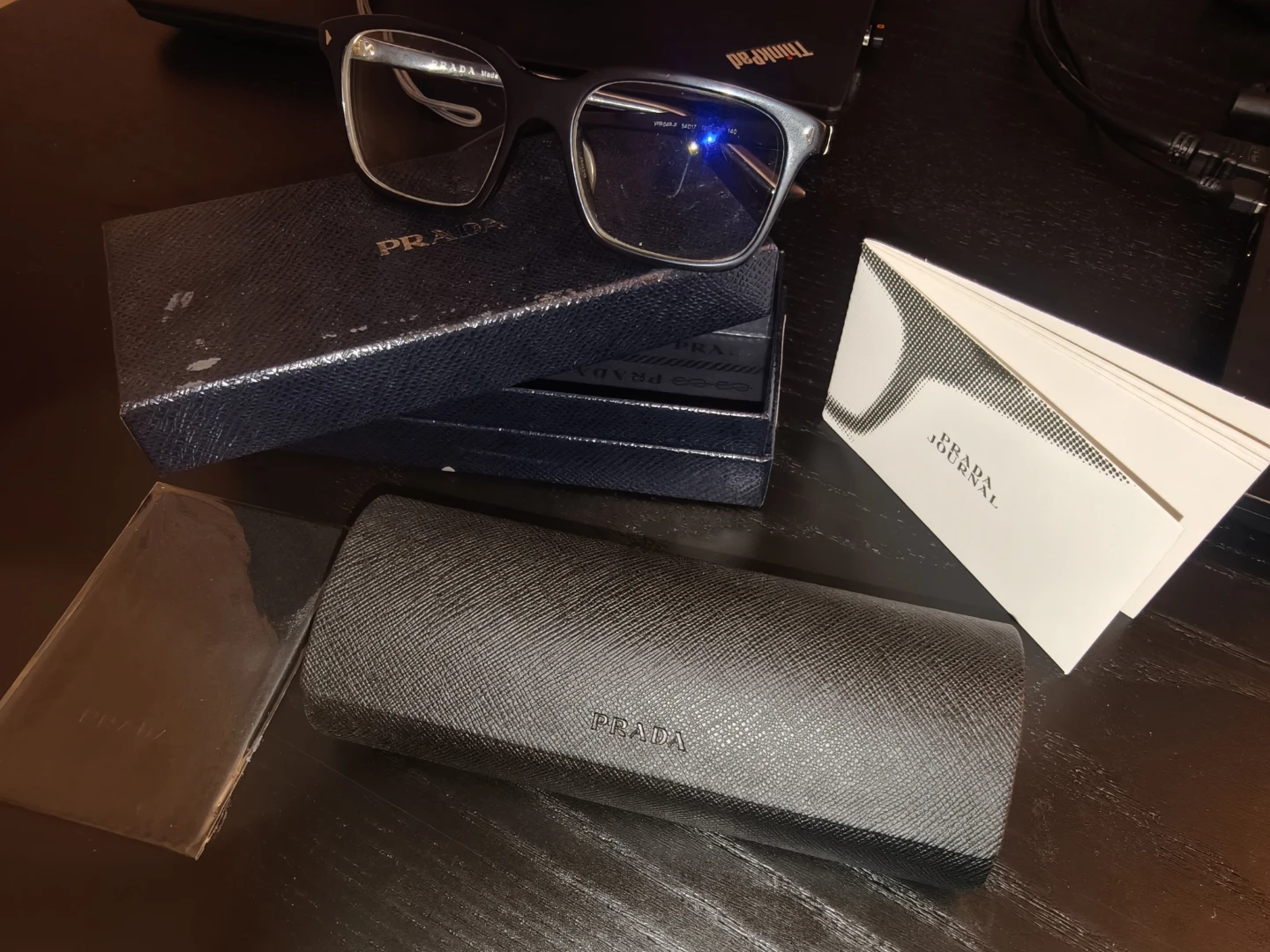 Prada VPR04R-F Eyeglasses 54017 1AB-101 140