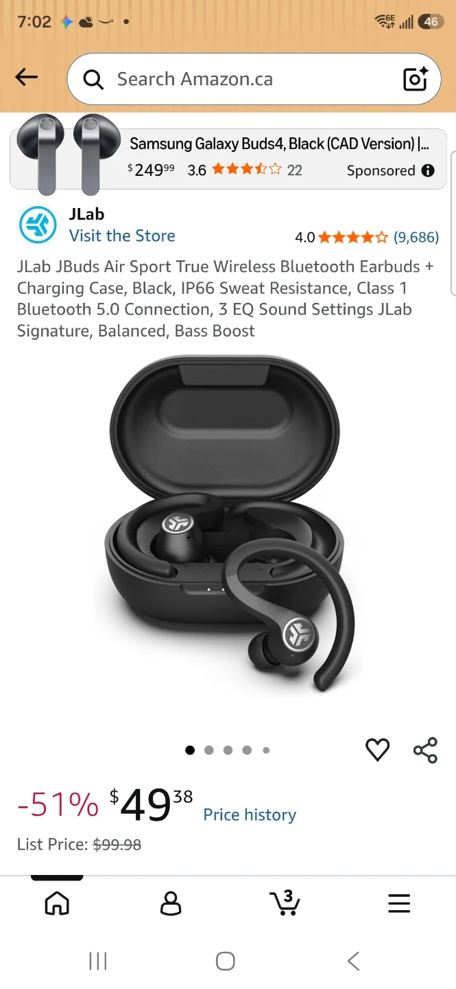 JLab Go Air Sport True Wireless Earbuds - photo 3