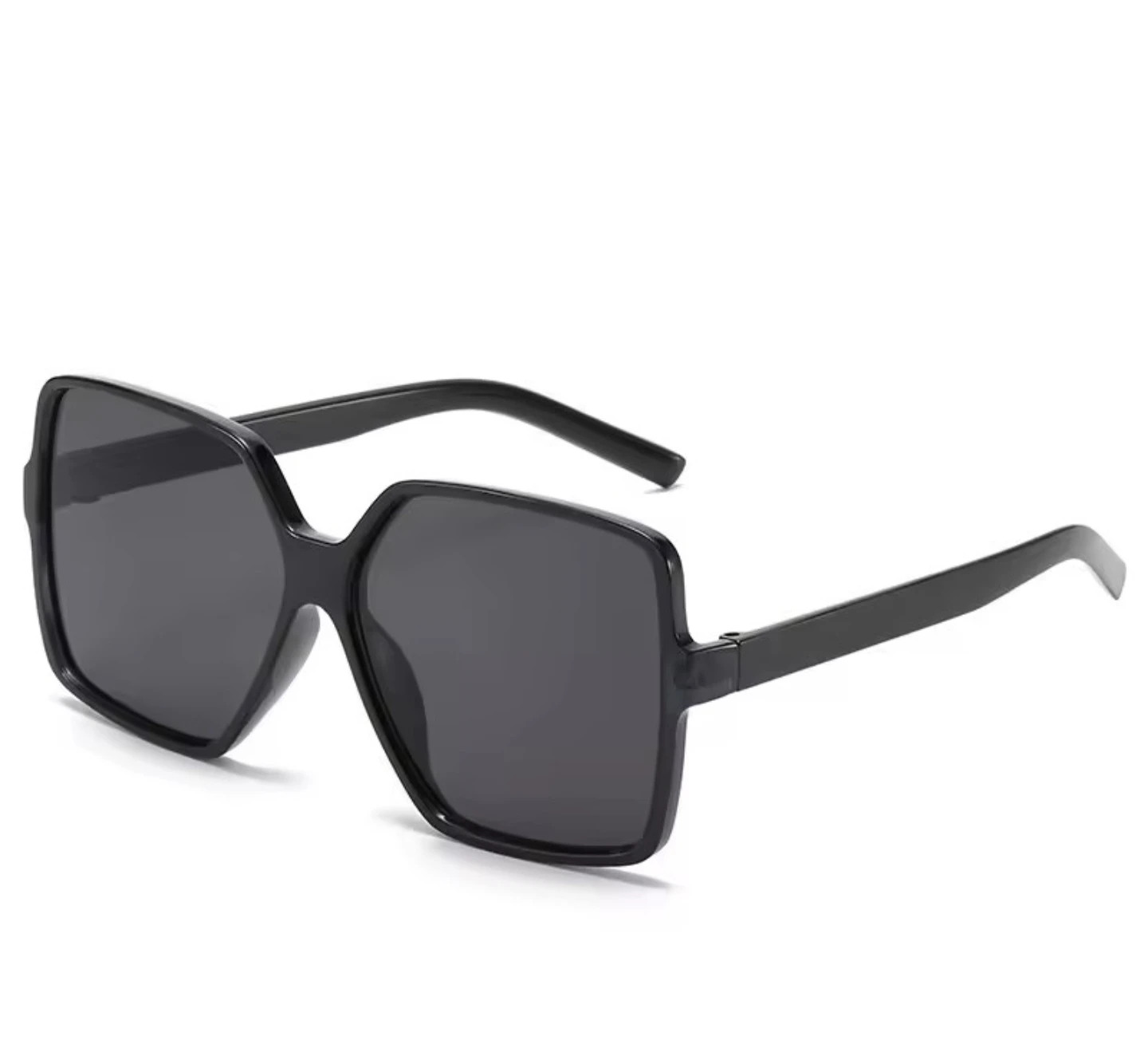 Oversized Square Black Sunglasses