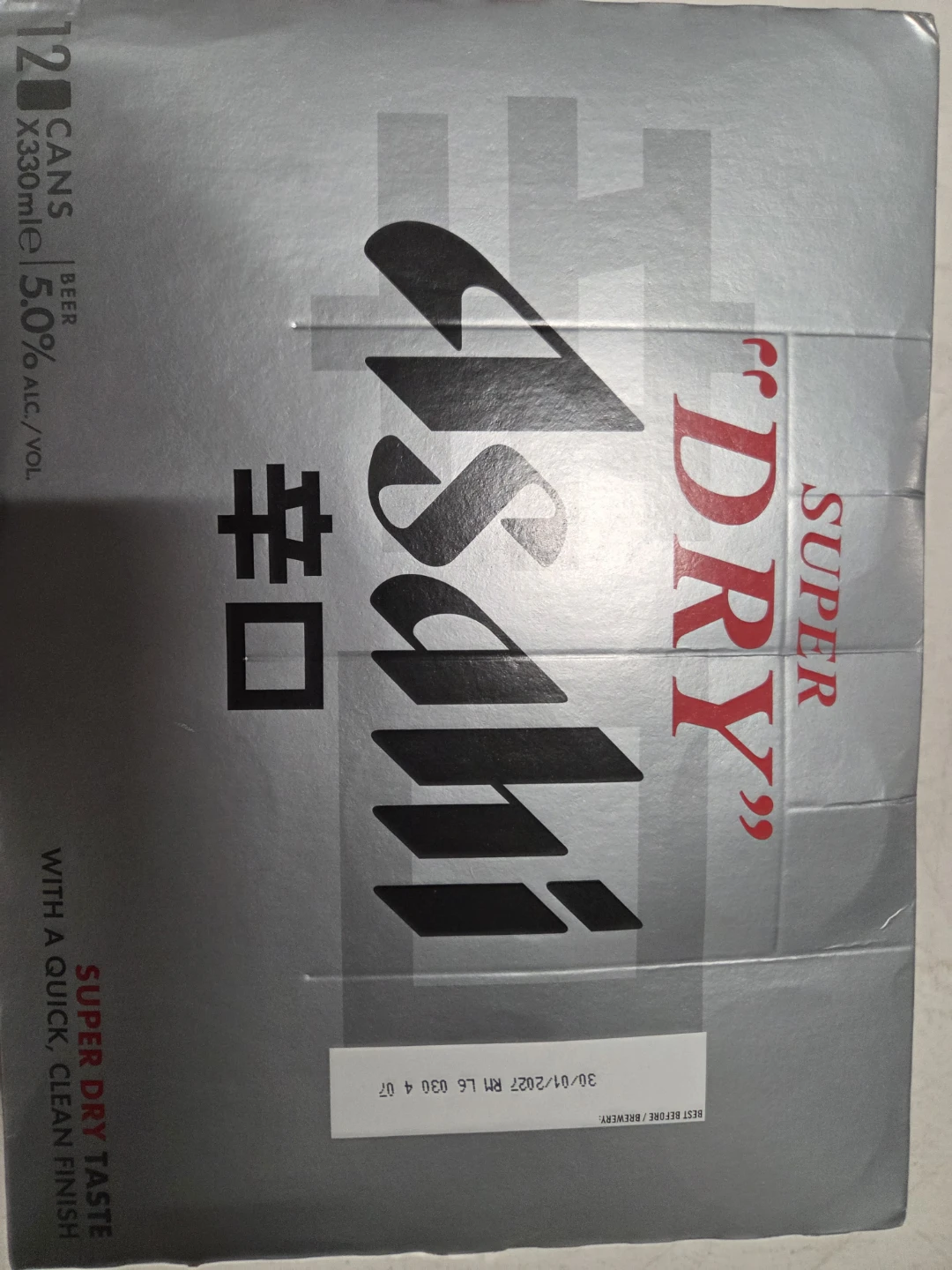 Asahi Super Dry Beer 12 Cans - photo 2