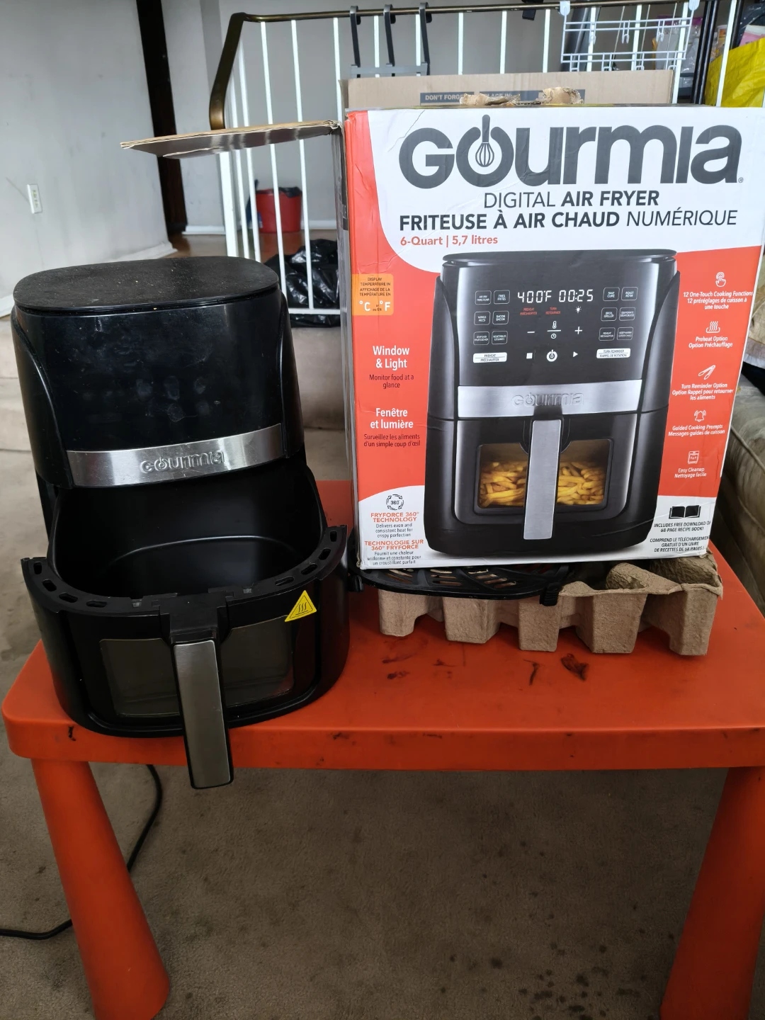 Gourmia Digital Air Fryer 6-Quart