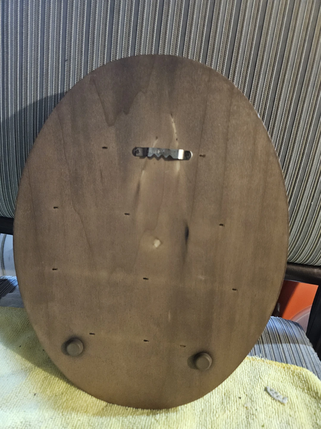 Wooden Oval Display Shelf - photo 5