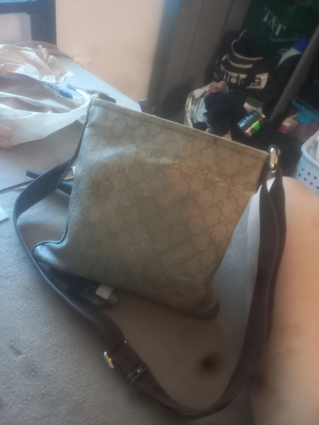 Gucci GG Monogram Messenger Bag