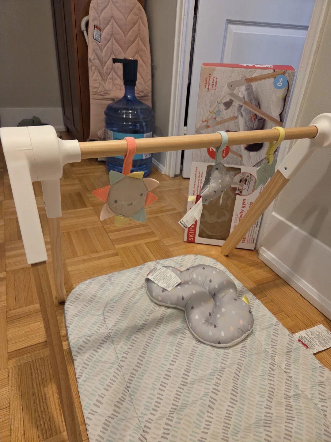 Skip Hop Silver Lining Cloud Wooden Activity Gym - photo 3