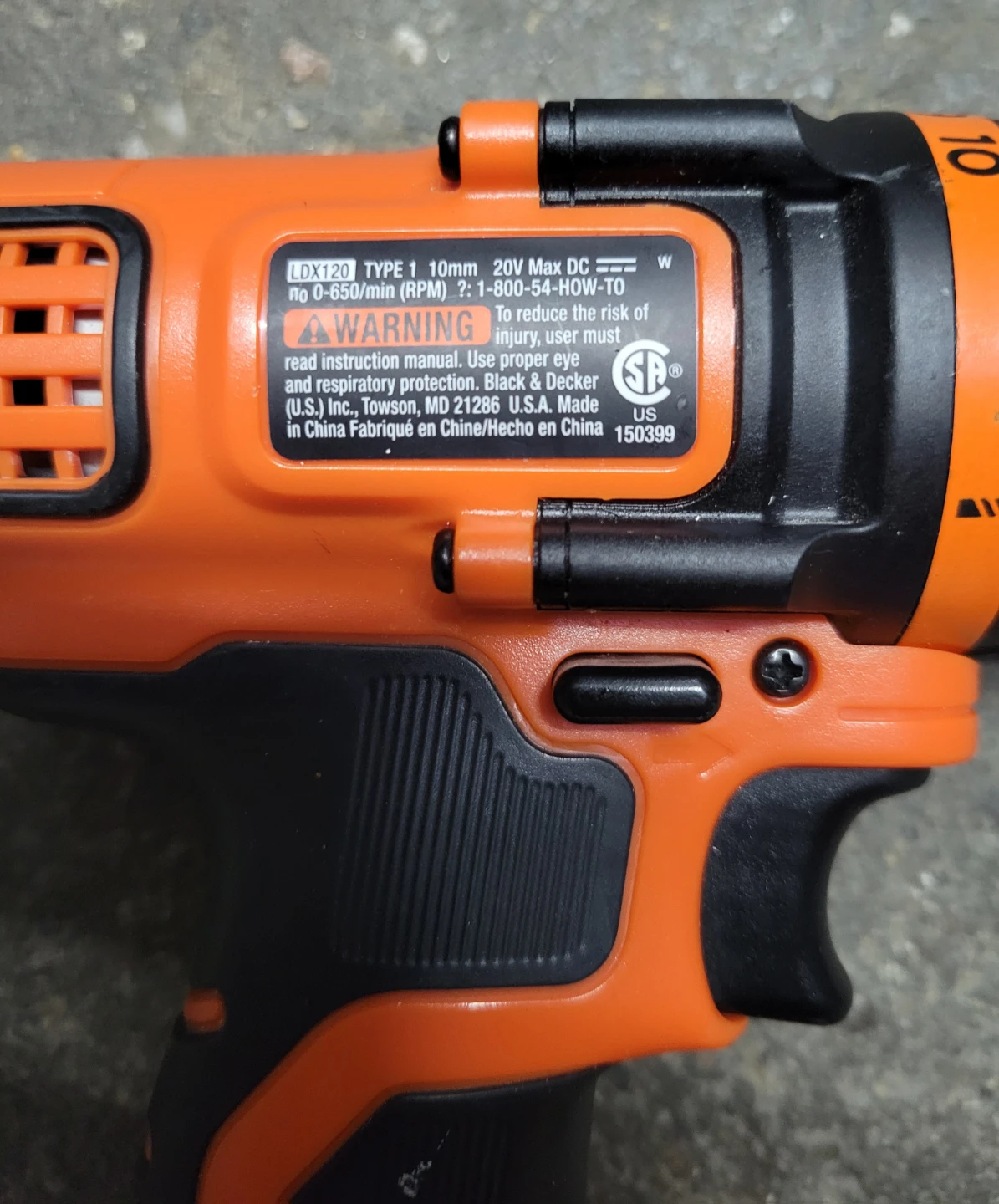 (TOOL ONLY!!) Black+Decker 20V MAX Cordless Drill - photo 2