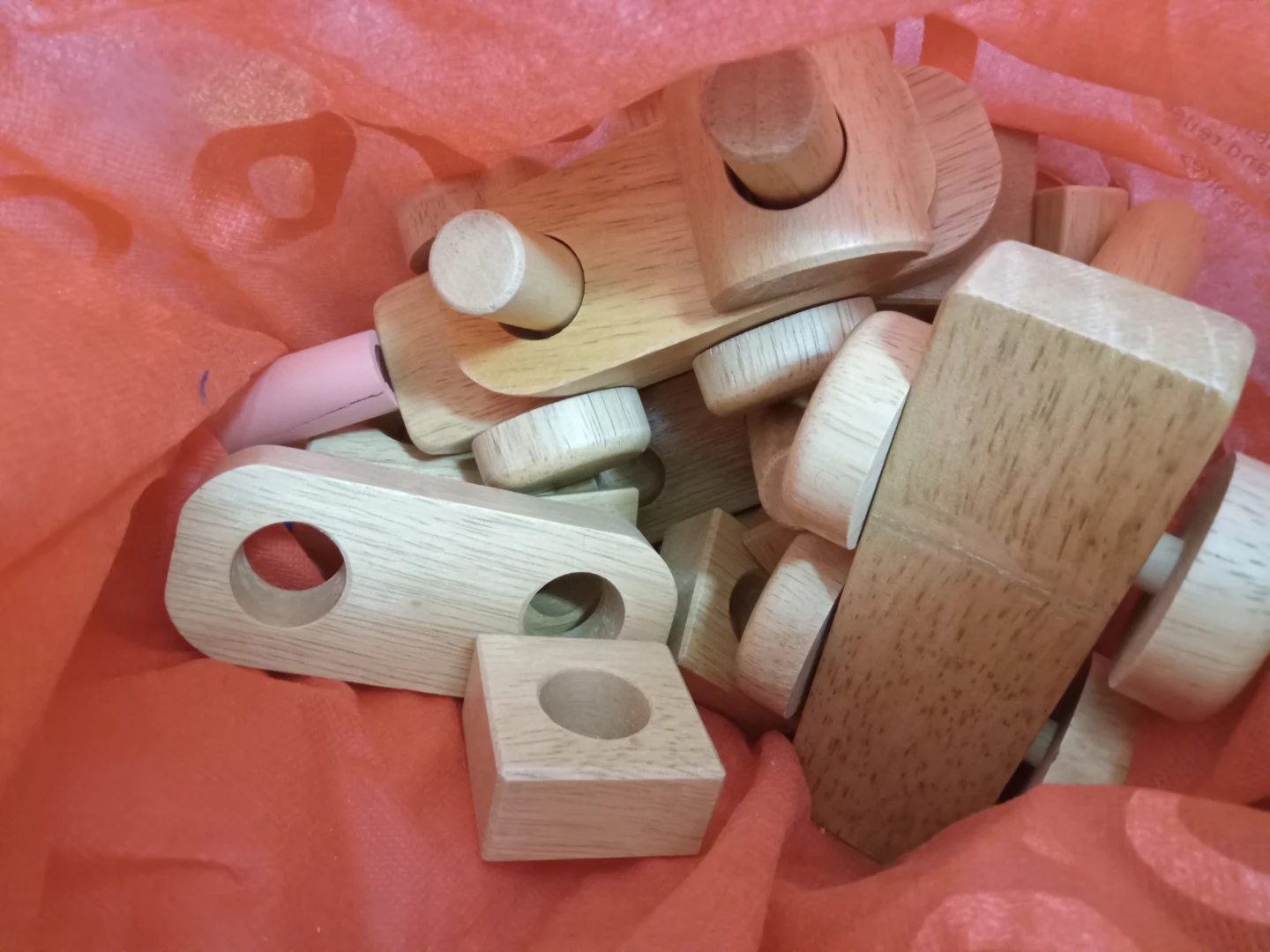 Wooden Toy Car Building Blocks