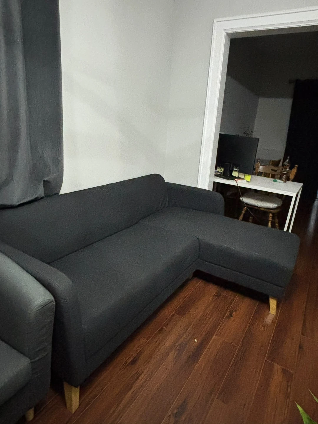 Dark Grey Sectional Sofa - photo 3