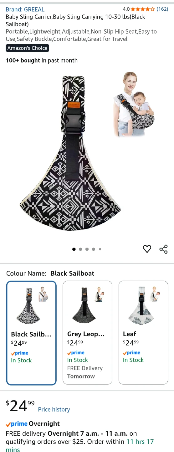 Greeal Baby Sling Carrier