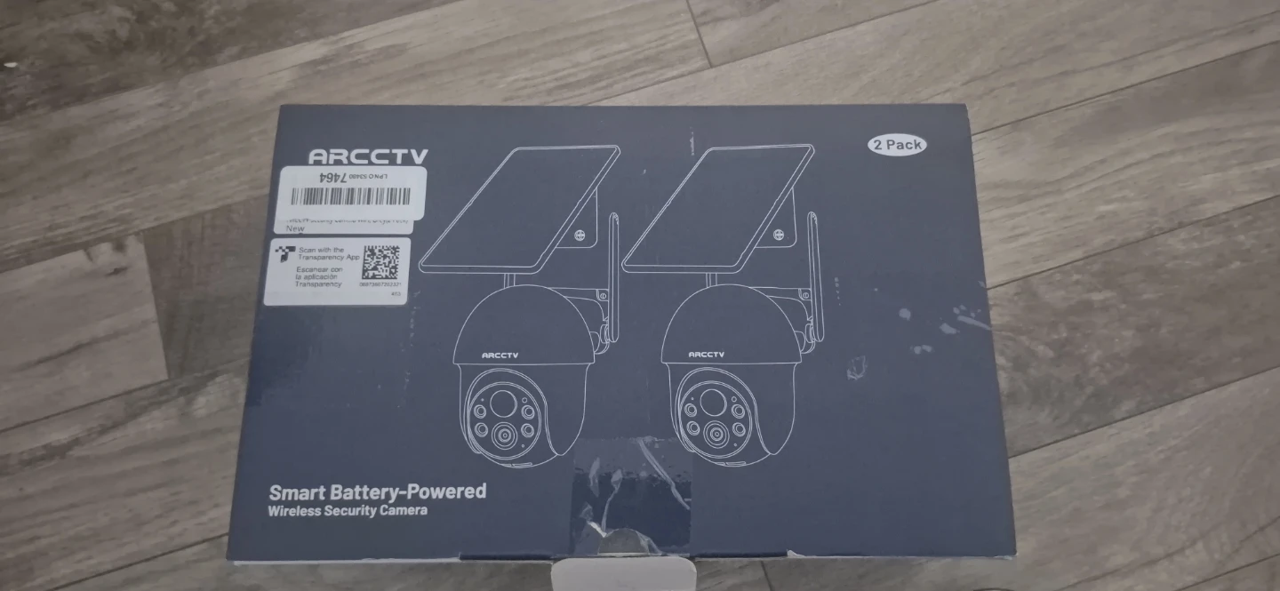Brand New ARCCCTV Solar  Wireless Security Cameras - 2 Pack
