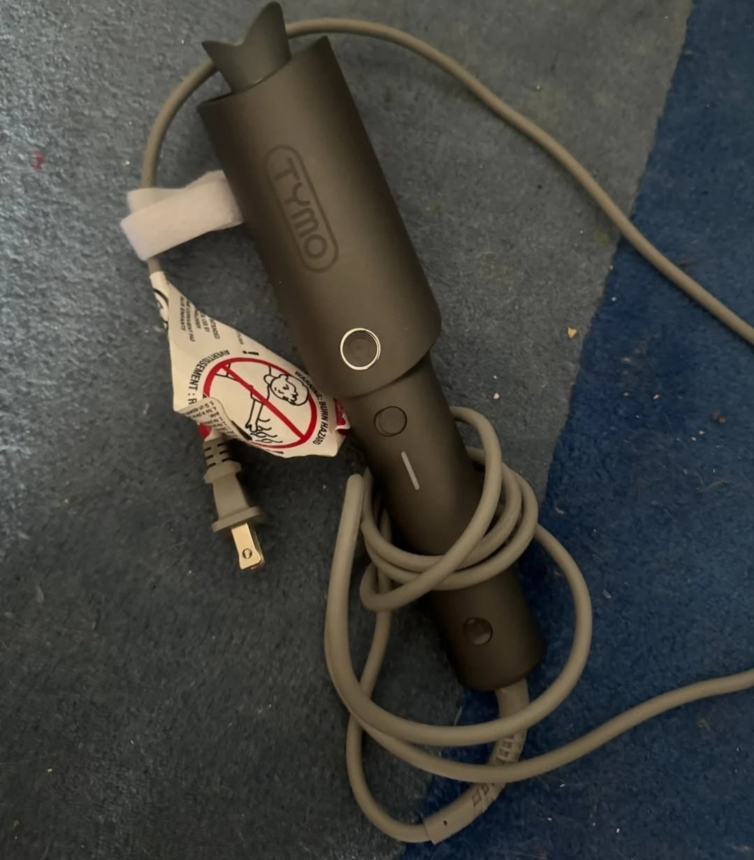 TYMO automatic hair curler in black