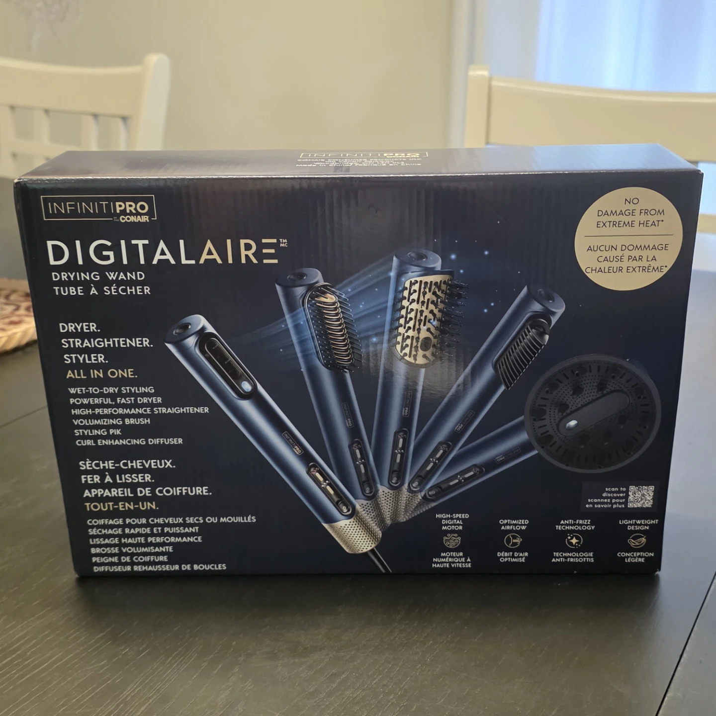 Conair InfinitiPro DigitalAire Drying Wand Tube Dryer