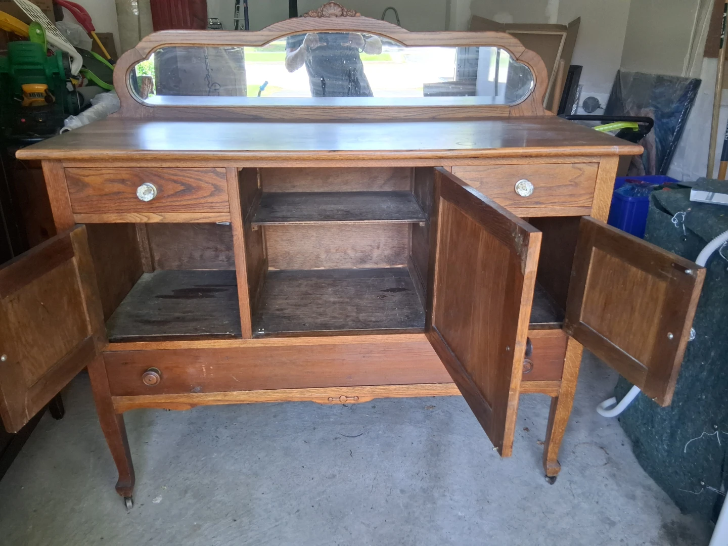 Antique hutch with mirror from 1912 - photo 2