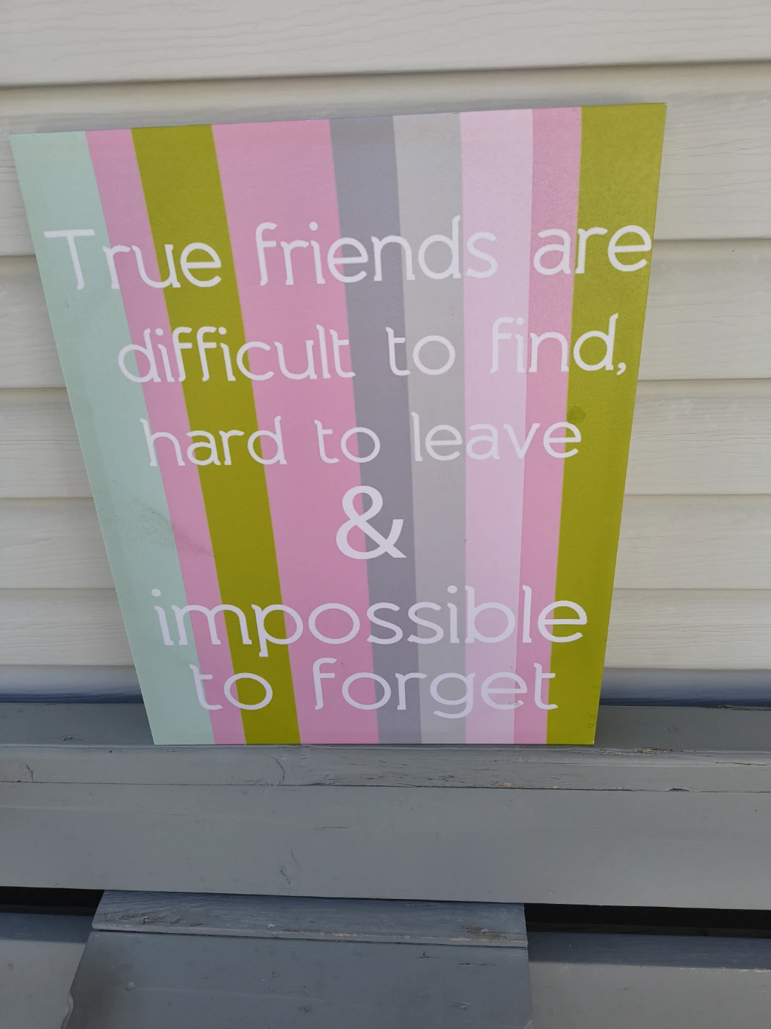 True Friends Inspirational Canvas Wall Art - photo 4