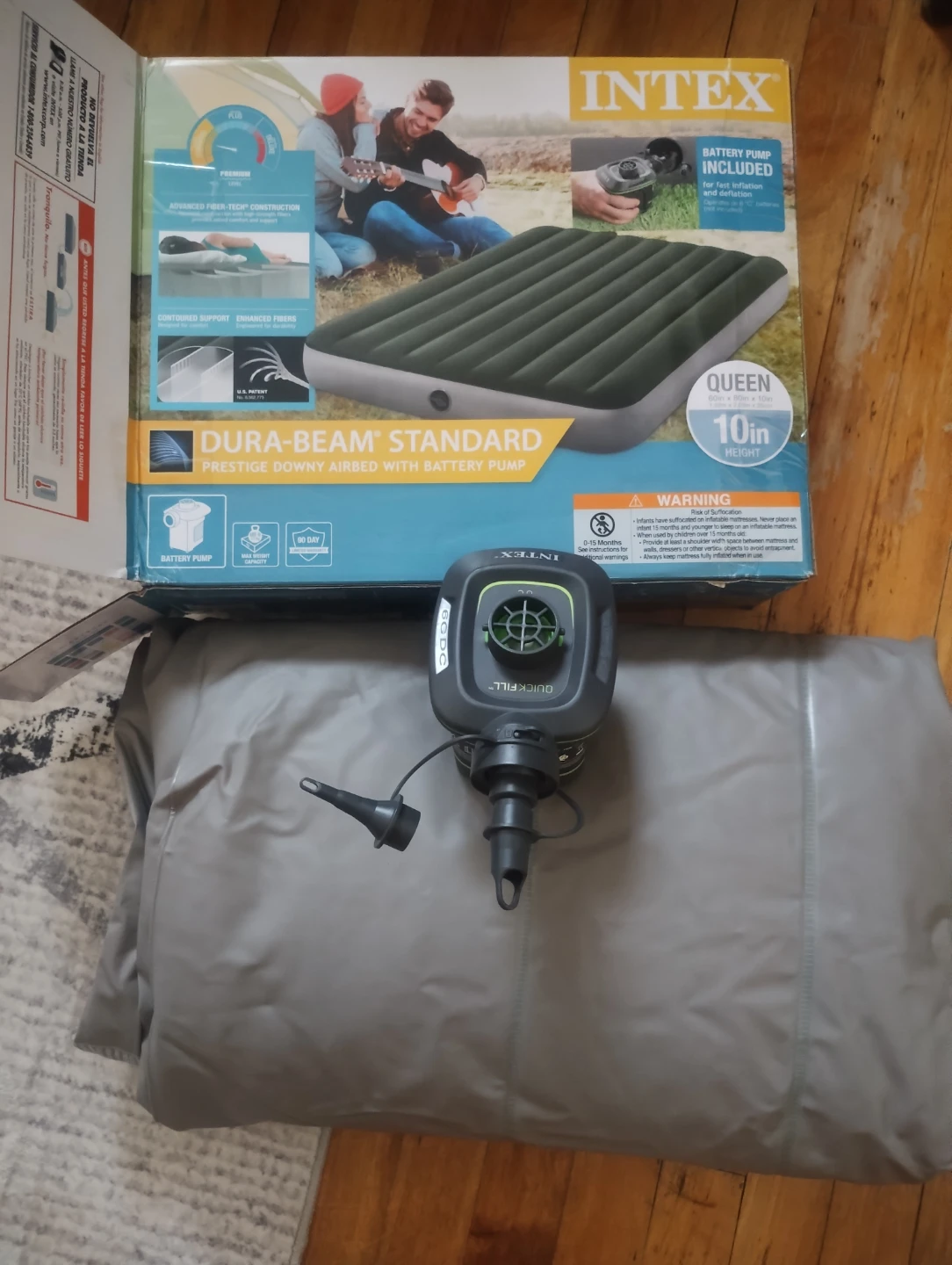 INTEX Dura-Beam Standard Air Mattress – Like New