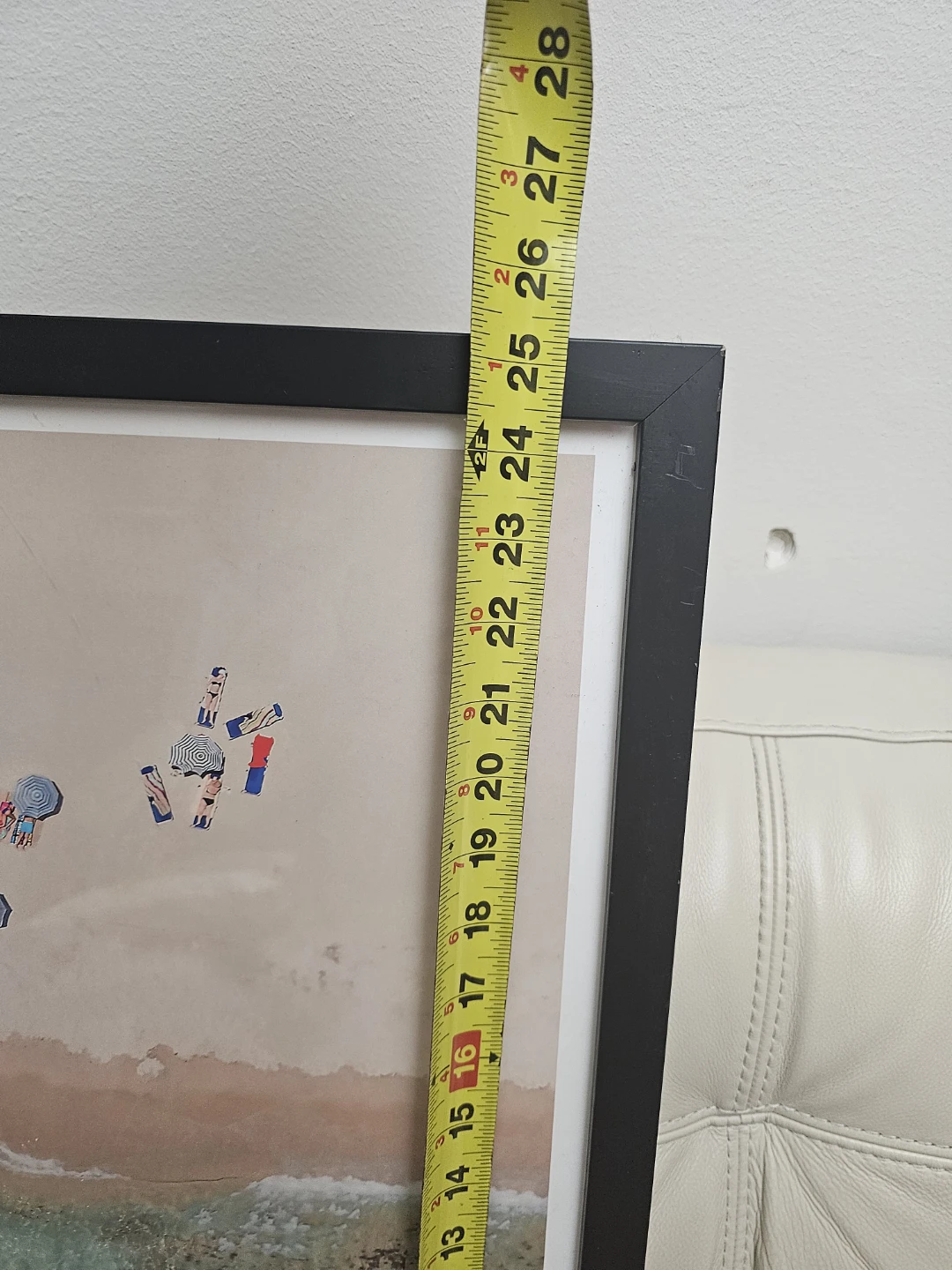 Framed Aerial Beach Art Print - photo 2