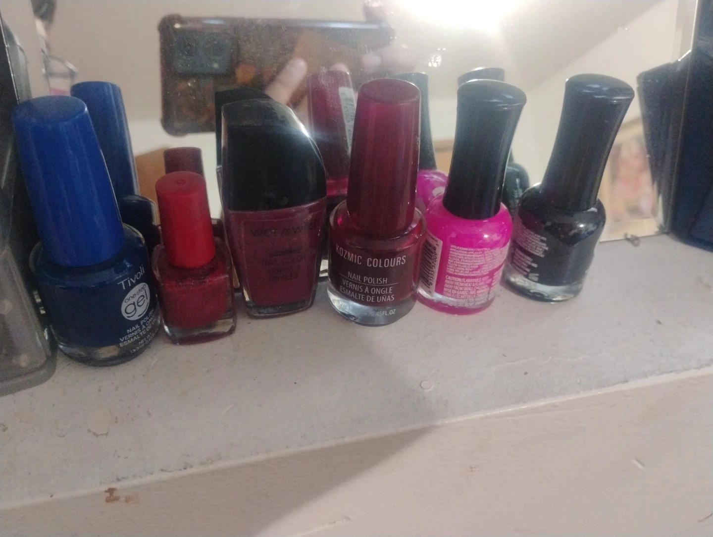 Set of nail polish