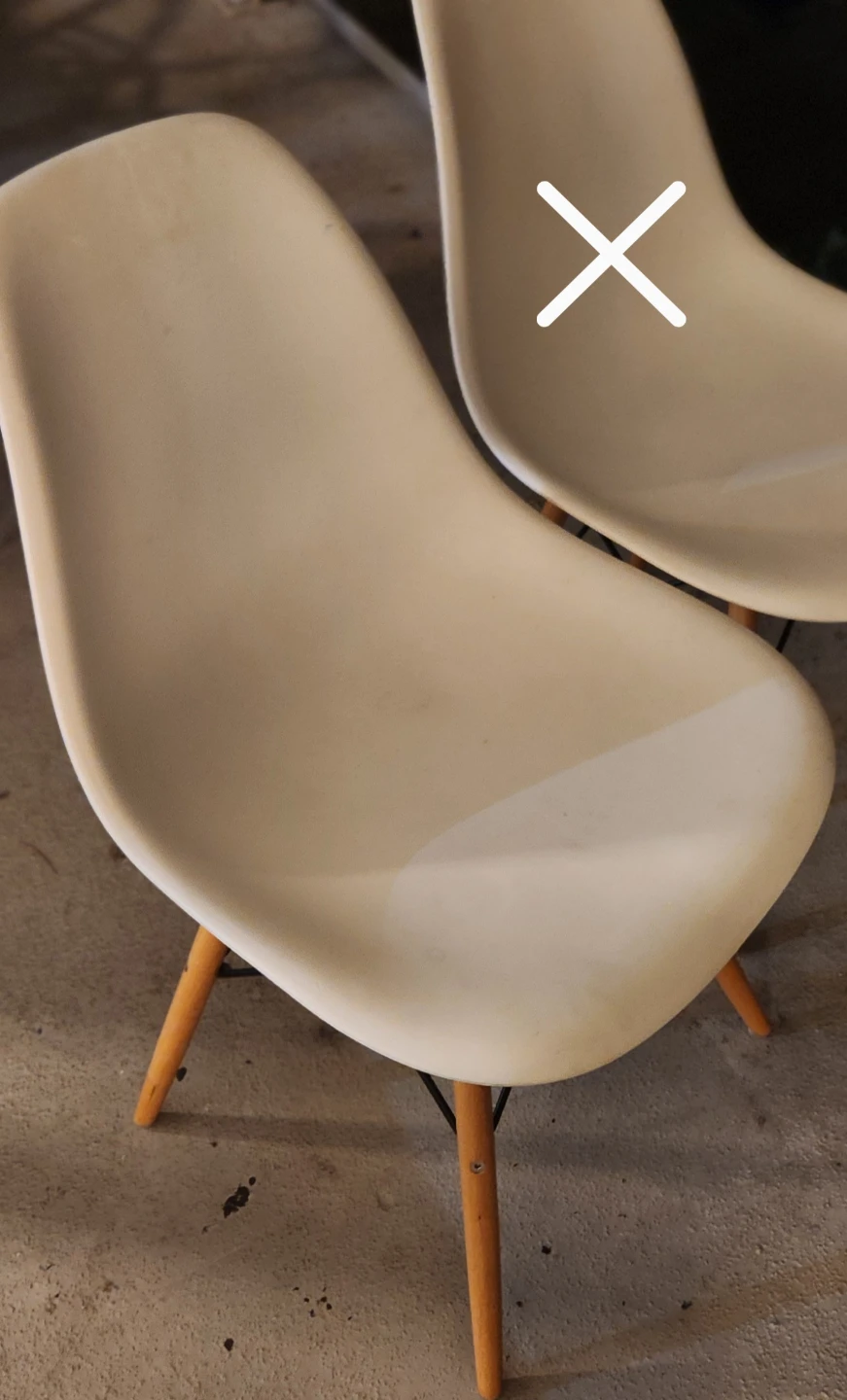 Dinning chair - 1 white chair left - photo 3