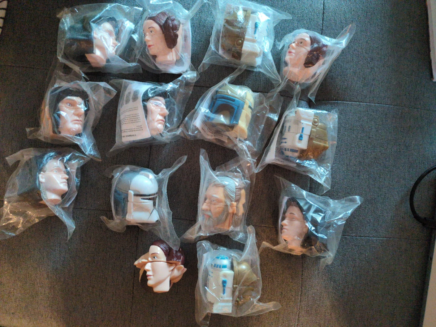Rare Star Wars character heads lot